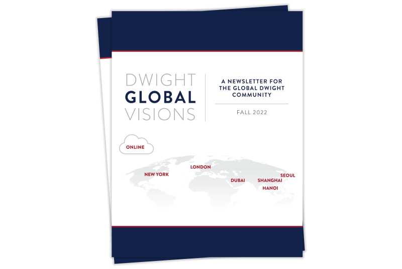 Chào mừng đến với ấn bản mới nhất của Dwight Global Visions!
