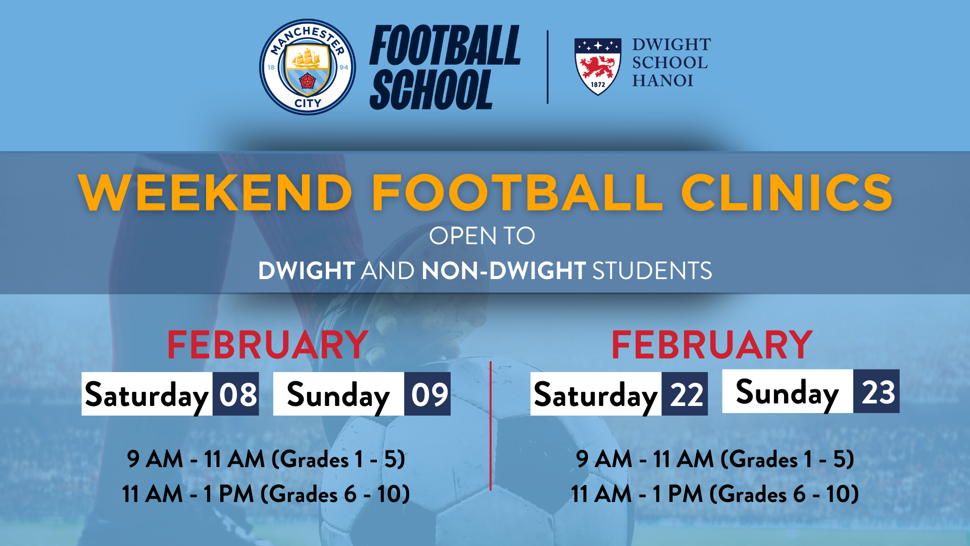 Man City Footbal School Clinic