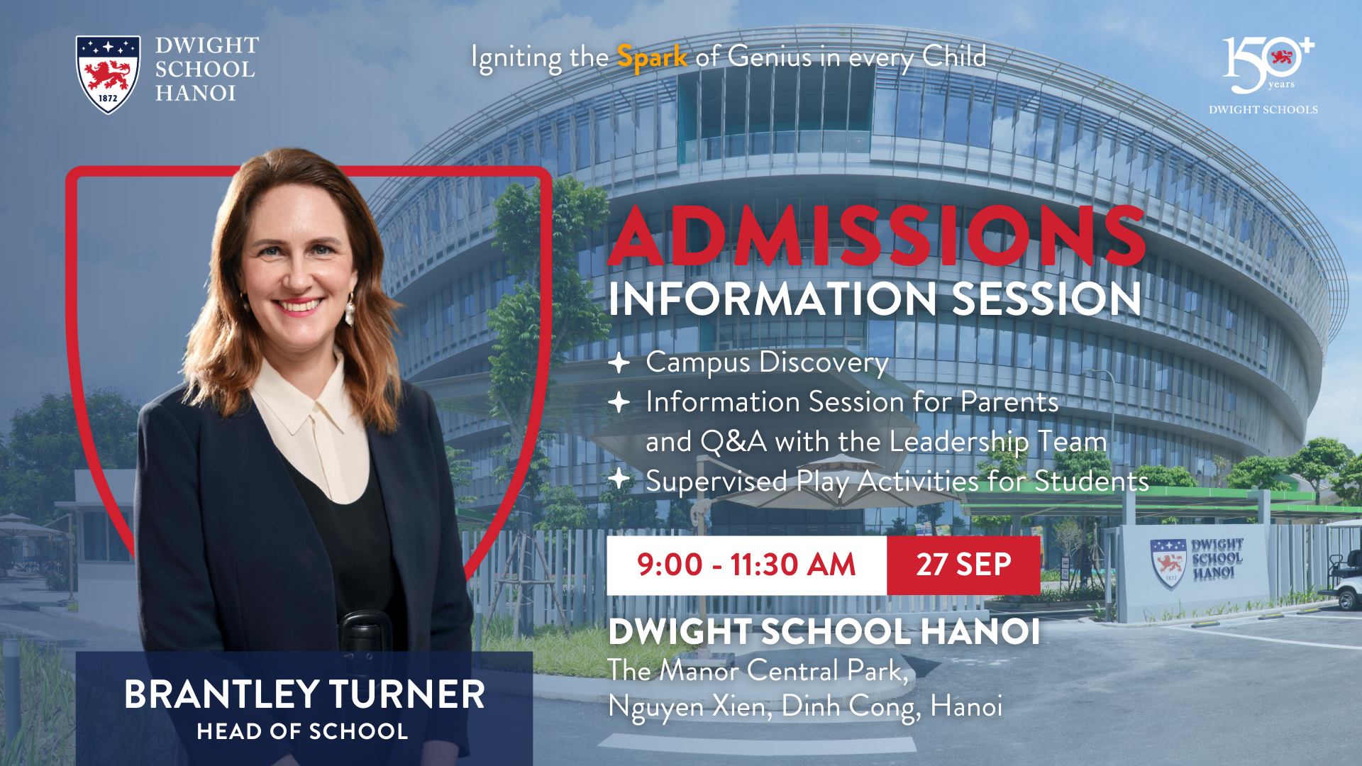 Admissions Info Session 27 Sep